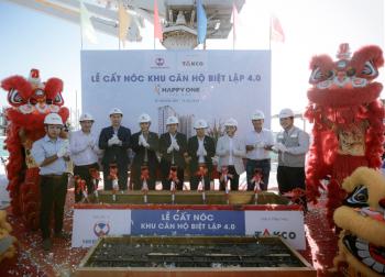 Khu căn hộ Happy One - Lễ cất nóc